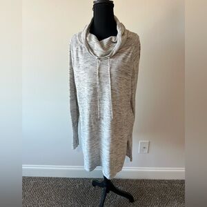 Dakini Light Gray Women's Cowl Neck Sweater Size XL
